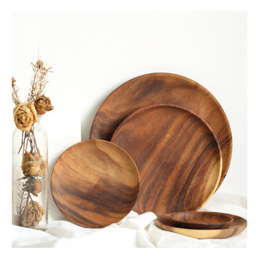 Assiette en bois massif |Ma tasse en bois