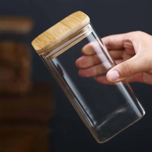 Bocaux rangements en verre | Ma tasse en bois