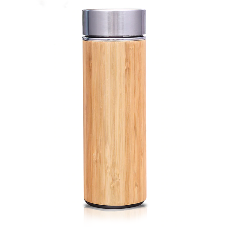 Minimalistische Thermoskanne aus natürlichem Bambus | Meine Holztasse – Ma  tasse en bois