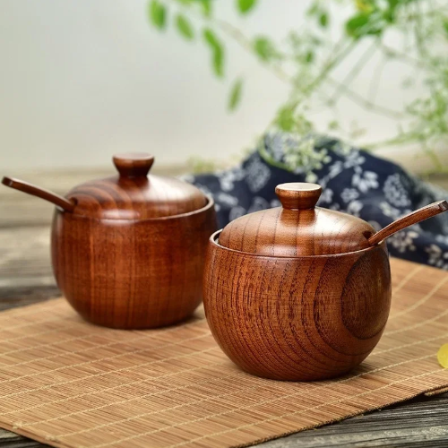 Boîte à épices en bois | Ma tasse en bois