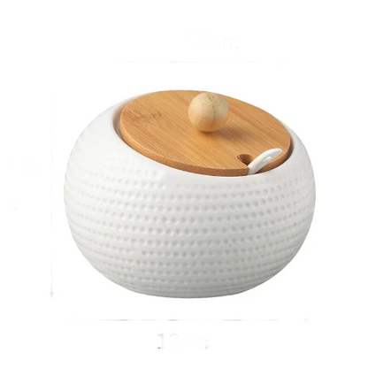Boîte à épices bois & céramique | Ma tasse en bois