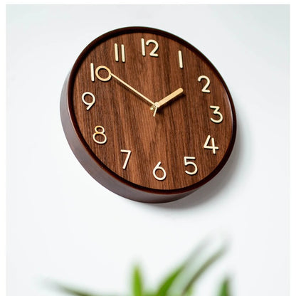 Horloge Murale en Bois Retro