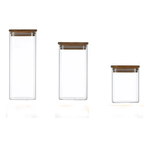 Bocaux rangements en verre | Ma tasse en bois