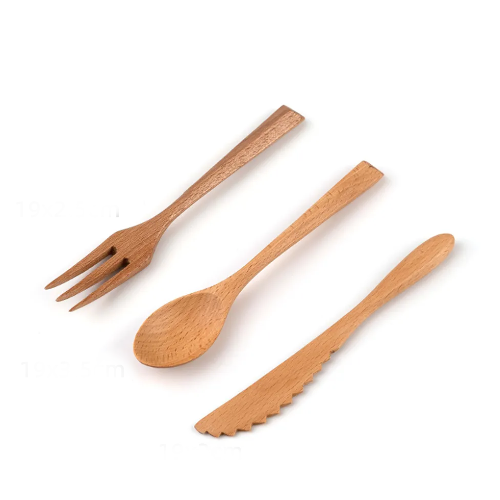Set couverts en bois | Ma tasse en bois 