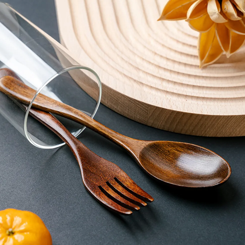 Set couverts en bois | Ma tasse en bois