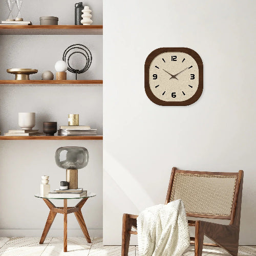 horloge en bois murale retro | Ma tasse en bois
