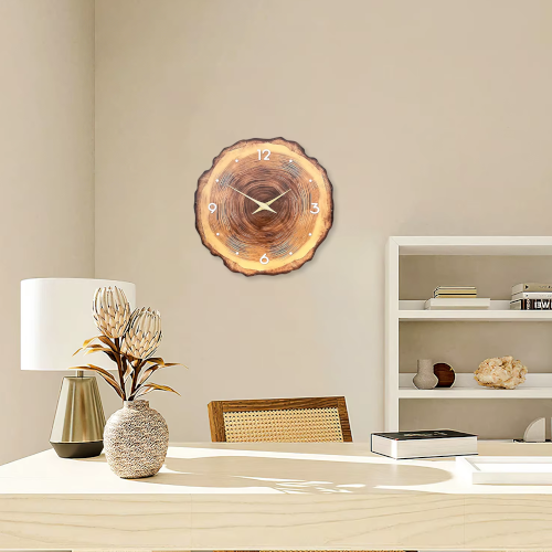Horloge  en bois murale decoration | Ma tasse en Bois
