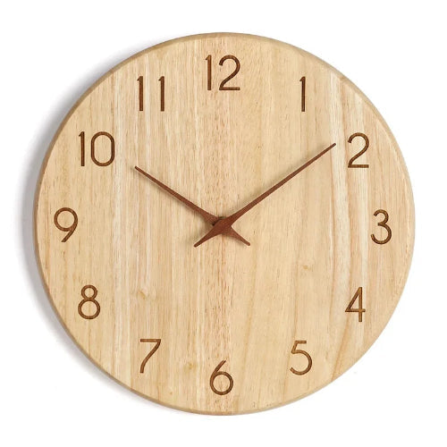 Horloge murale en bois | Ma tasse en bois
