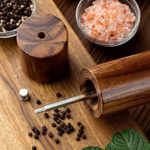 Salière en bois acacia | Ma tasse en bois