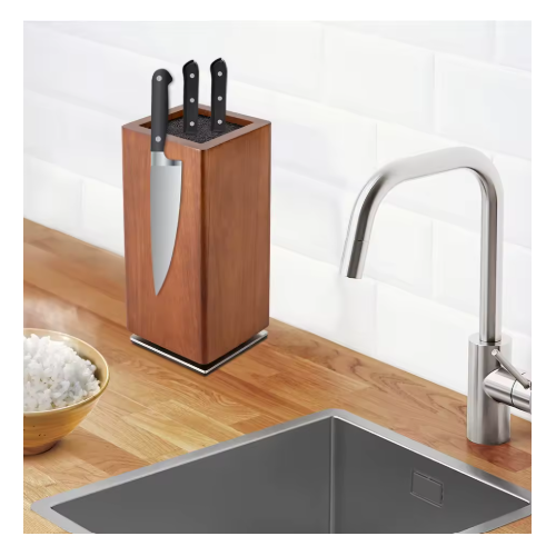 Porte Couteaux bois acacia  haute qualite| Ma Tasse en Bois