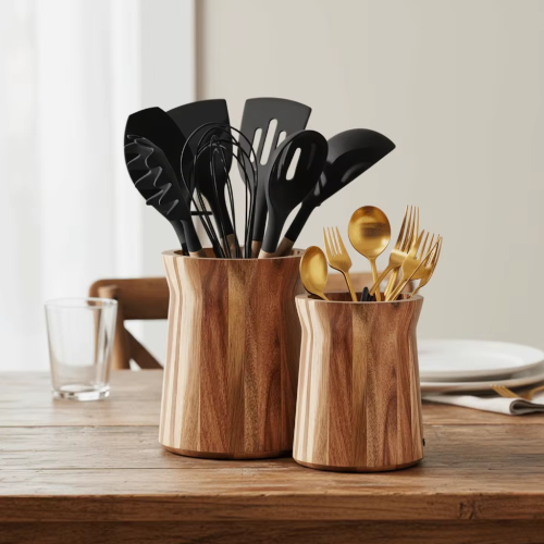 Porte ustensile bois original | Ma tasse en bois