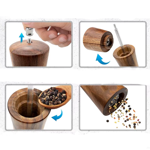 Set moulin à poivre |  Ma tasse en bois