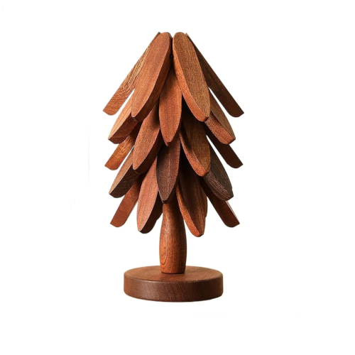 Sous verres en Bois Arbre