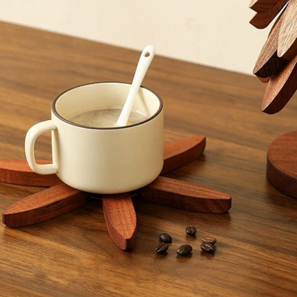 Sous verres en Bois Arbre