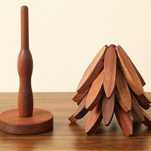 Sous verres en Bois Arbre