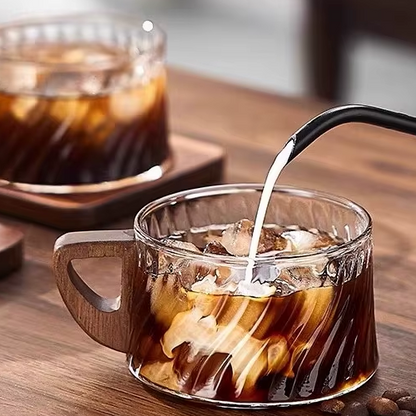 Tasse en verre/bois haute qualité | Ma Tasse en Bois