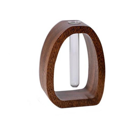 Vase a fleurs en bois design | ma tasse en bois