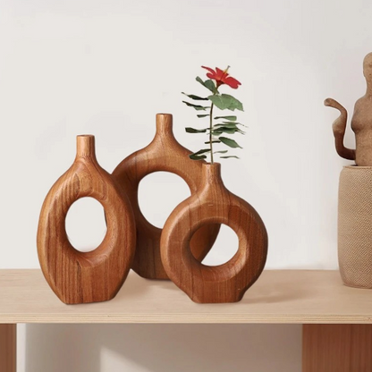 Vase fleurs original| Ma tasse en bois