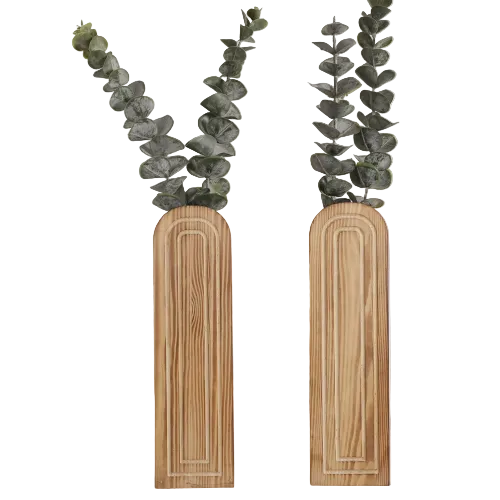 Vase en bois mural | Ma tasse en bois