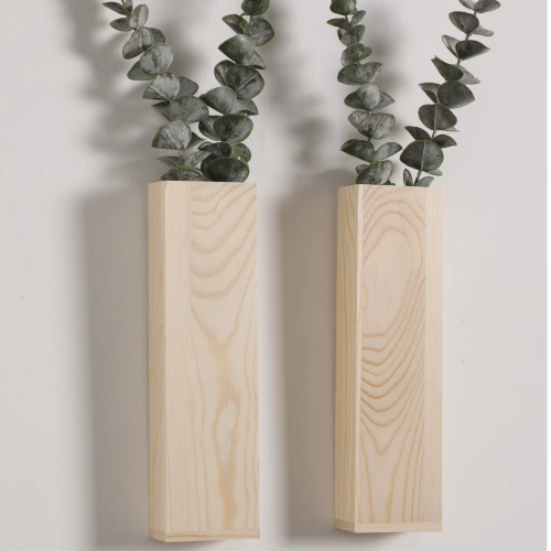 Vase en bois mural | Ma tasse en bois