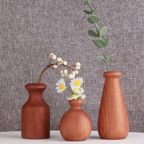 Vase en bois massif | Ma tasse en bois 