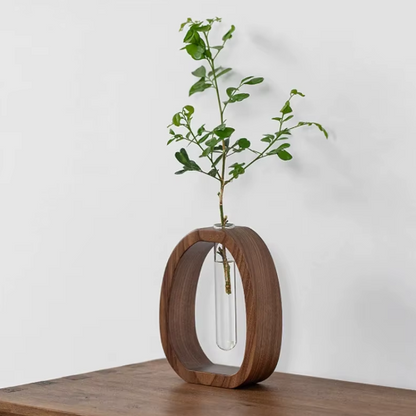 Vase a fleurs en bois interieur | ma tasse en bois
