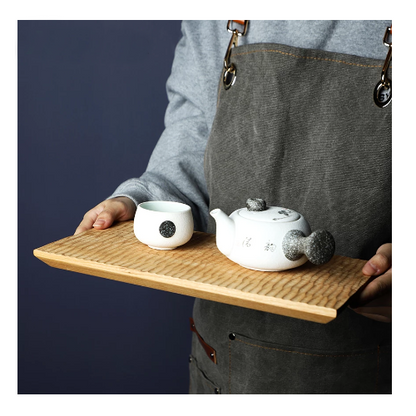 Plateau en bois thé | Ma tasse en bois