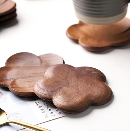 Sous verres café | Ma tasse en bois